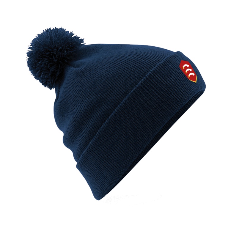 Essex CCC 50 - Original Pom Pom Beanie : Navy