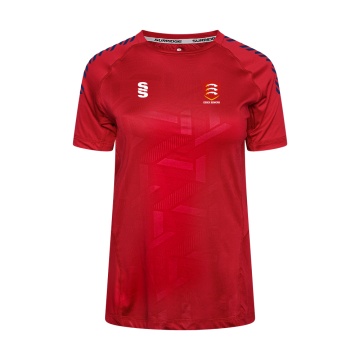 Essex Seniors - Impact T-Shirt - Red - Women's Fit