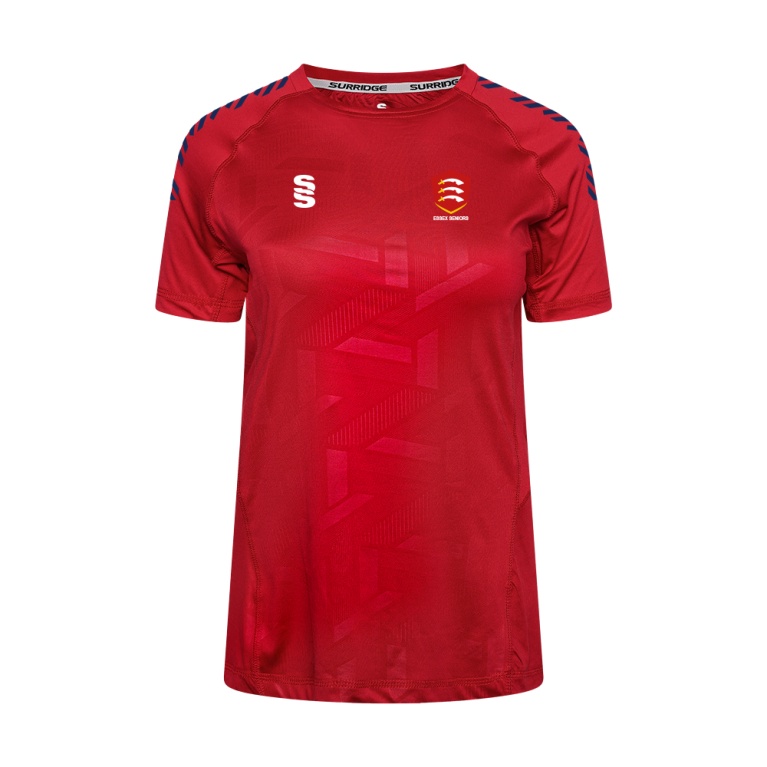 Essex Seniors - Impact T-Shirt - Red - Women's Fit