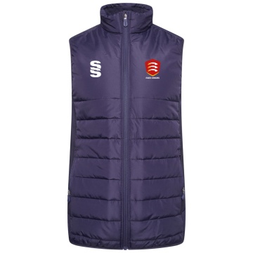 Essex CCC Seniors - Padded Bodywarmer - Unisex Fit