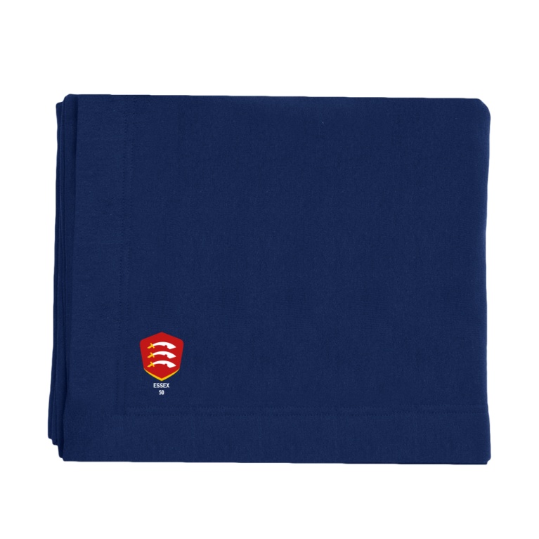 Essex CCC 50 - Heavy Blend Fleece Stadium Blanket - Navy