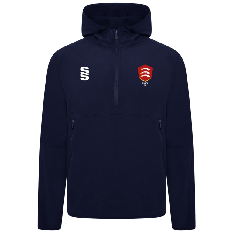 Essex CCC 50 - Dual Elite 1/4 Zip Hoody / Rain Jacket : Navy