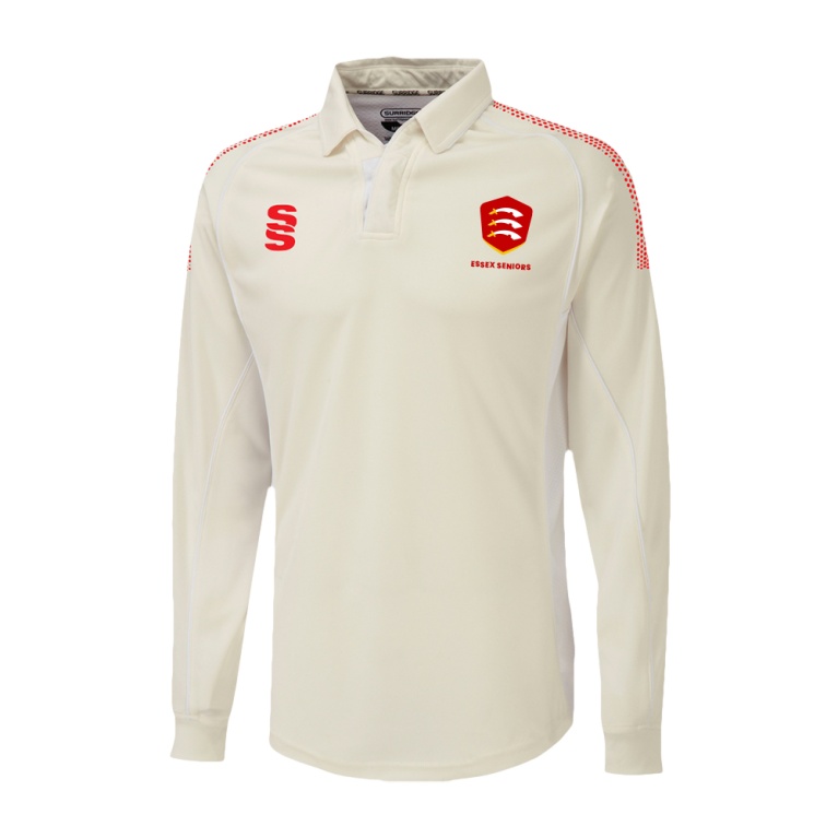 Essex CCC Seniors - Long Sleeve Shirt White Trim