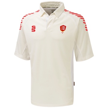 Essex CCC 50 - Dual Premier Short Sleeve Cricket Shirt - Unisex Fit