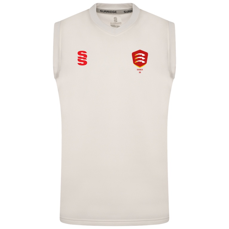 Essex CCC 50 - Blast Sleeveless Cricket Sweater - Women's Fit
