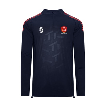 Essex Seniors - Impact 1/4 Zip Performance Top - Navy - Unisex Fit