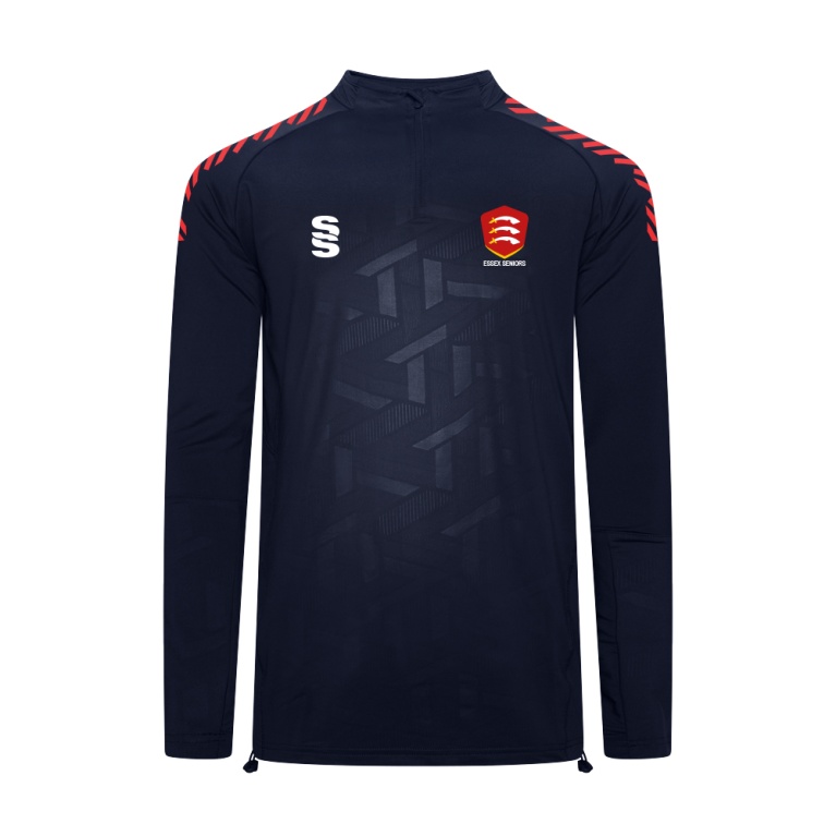 Essex Seniors - Impact 1/4 Zip Performance Top - Navy - Unisex Fit