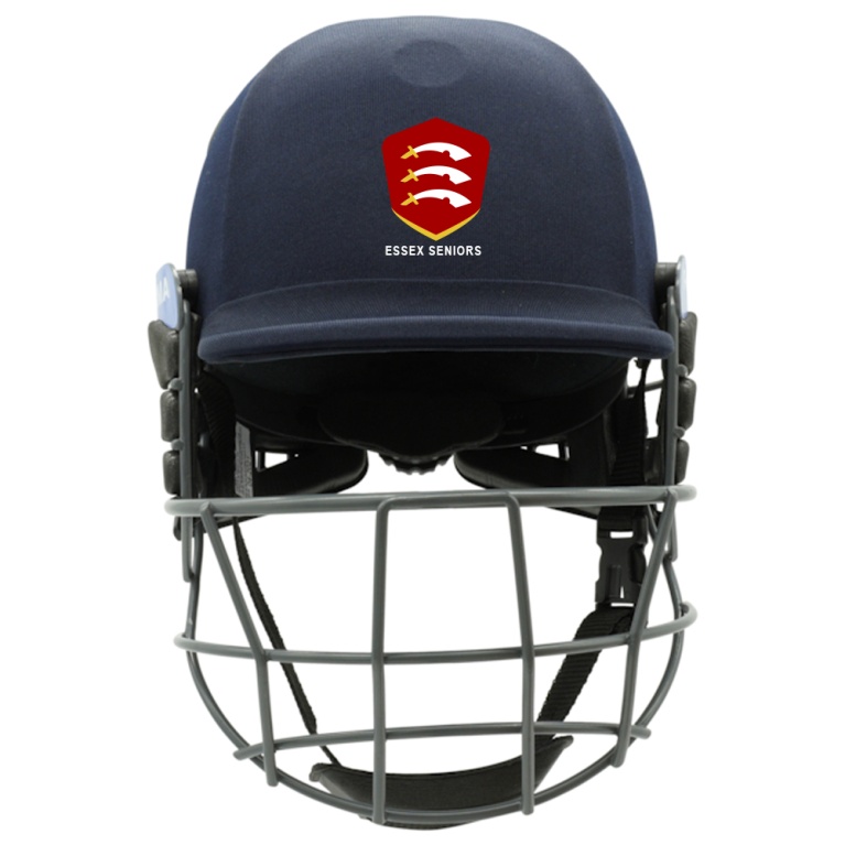 Essex Seniors - Forma Cricket Helmet - Little Master - Titanium Grill - Navy