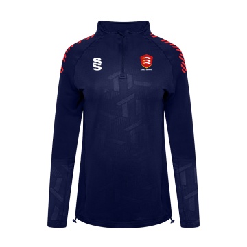 Essex Seniors - Impact 1/4 Zip Performance Top - Navy - Women's Fit
